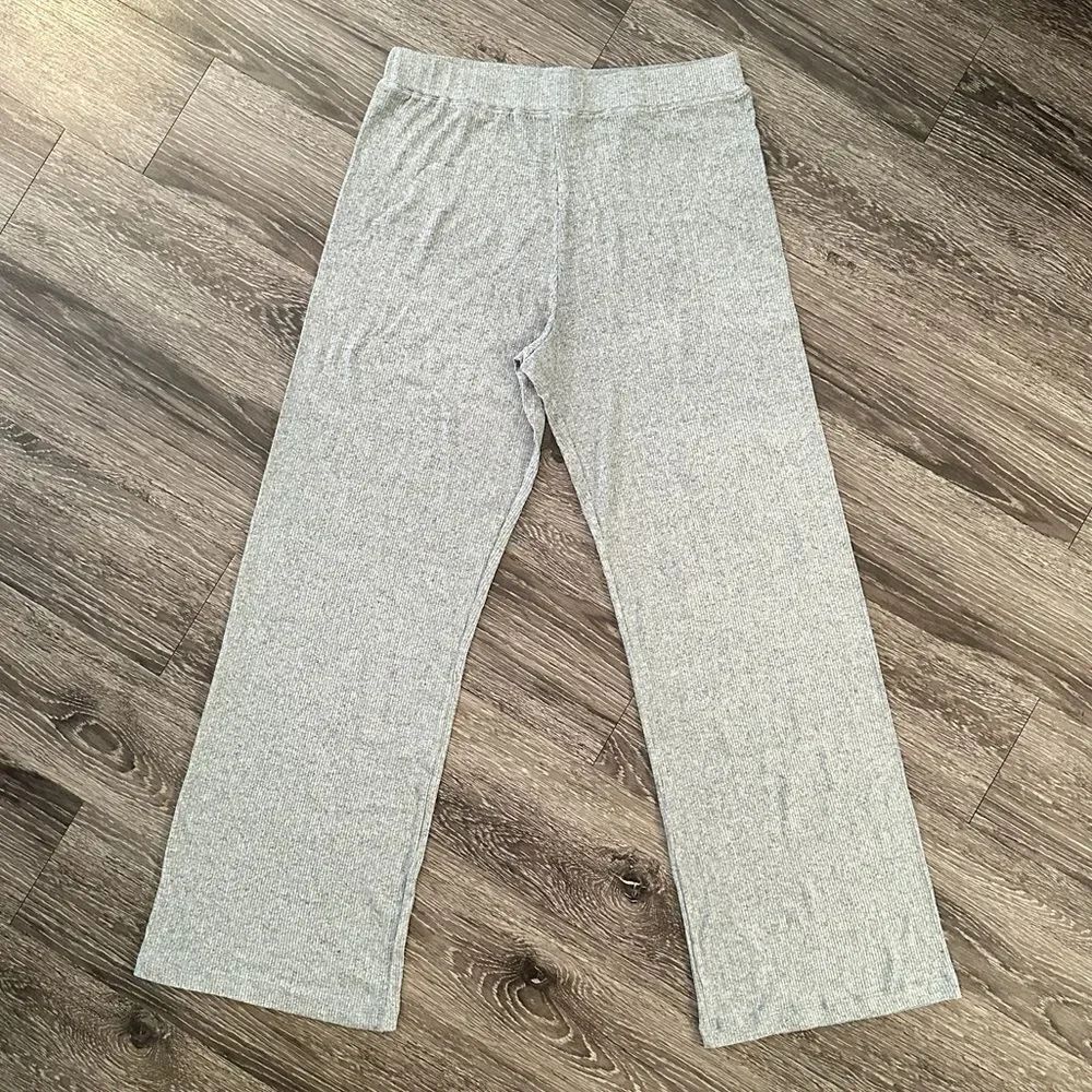 Naadam Ribbed Wide Leg Pants New
